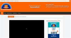 Desktop Screenshot of gesundheitsmesse.intersana.de